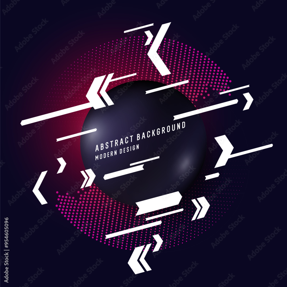 Poster composition with geometric shapes. abstract background for design. a template for advertising in a m