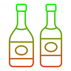 Wine Bottles Icon