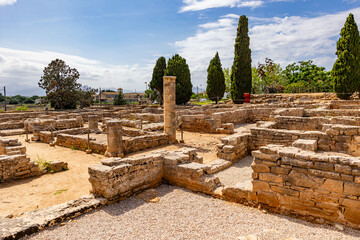 Roman ruins of Pollentia at Alcudia, Mallorca, Spain