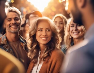 Obraz premium Social Gathering Event and Community Interaction