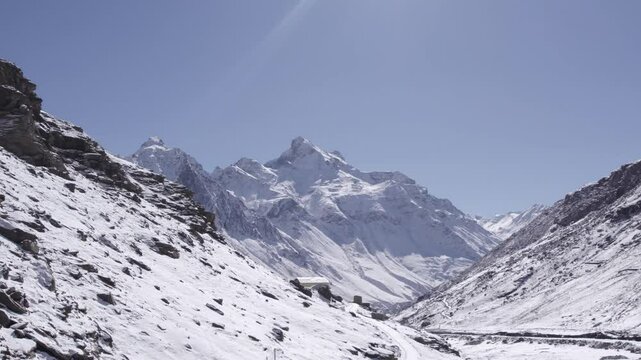 An Aerial Shot of Kargil at India
