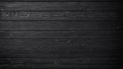 Obraz premium Black wooden board with texture as background