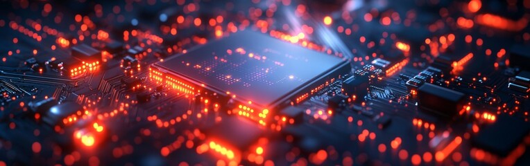 Dynamic Waves of Geospatial Data in a Futuristic Background