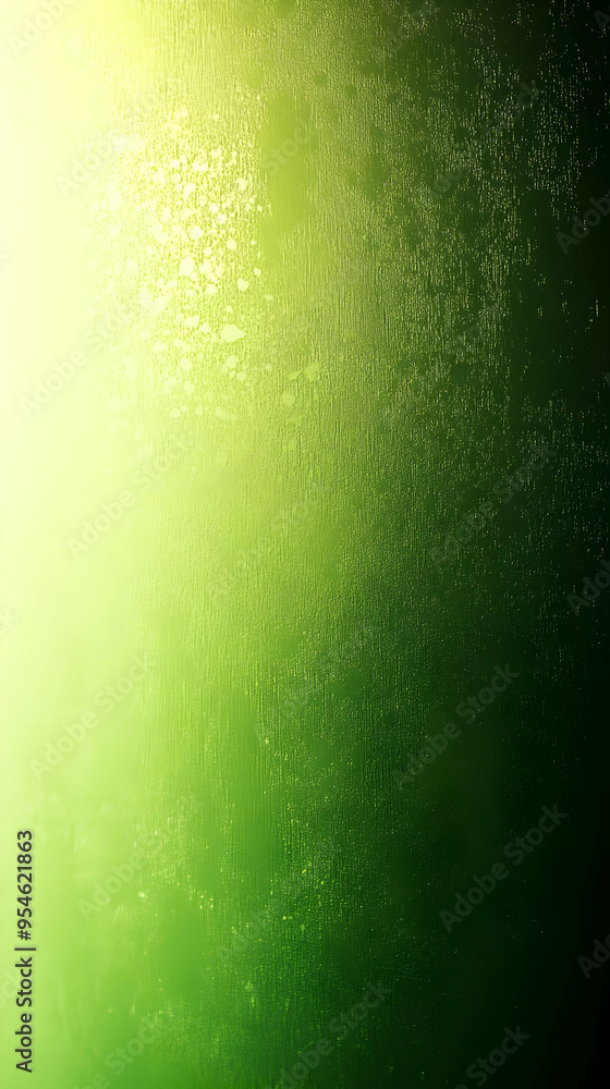 Poster abstract green background with gradient and texture.