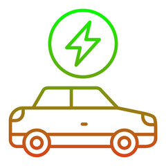 Electric Car Icon