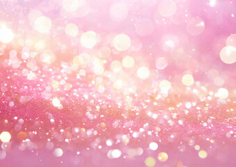 綺麗なピンクのキラキラ背景