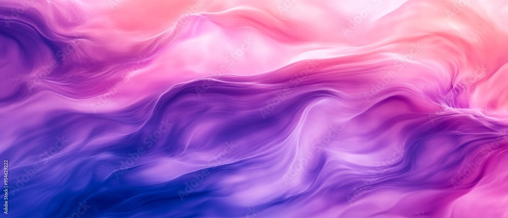 Aufkleber abstract purple and pink fluid gradient pattern for versatile design