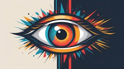 Obraz premium A mesmerizing eye 