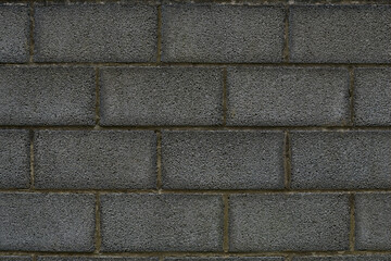 Concrete brick wall closeup