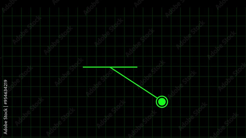 Poster animation of hud elements. animate a white callous for text. green color hud elements on black backg