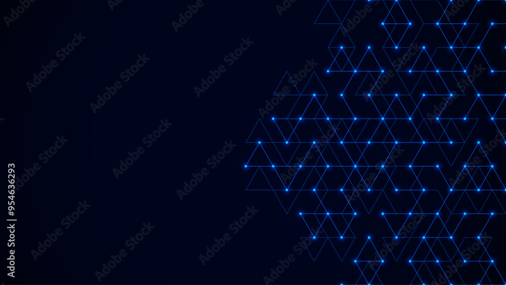 Poster Creative idea of modern design with abstract geometric background. Minimalistic vector texture with linear pattern