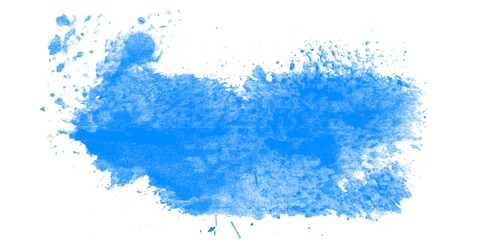 Grunge Farbstreifen in blau mit Textfreiraum