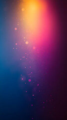 Abstract purple and orange gradient background with bokeh.