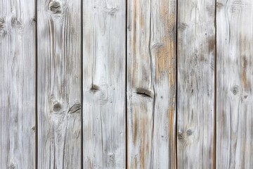 Fototapeta premium Weathered White Wooden Plank Wall Texture