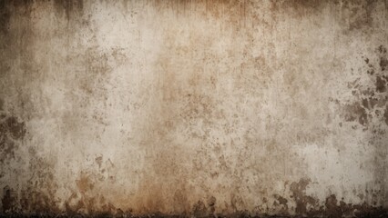 Obraz premium old white wall with brown stains as background