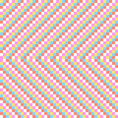 Colorful abstract pixel seamless pattern