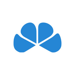 simple modern technology startup logo vector illustration template design