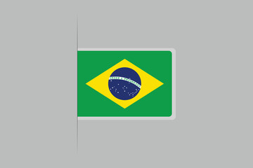 Brazil flag, The flag of Brazil, Brazilian National Flag, EPS Vector Illustration, Flag of the Federative Republic of Brazil, Illustration of the Brazil flag
