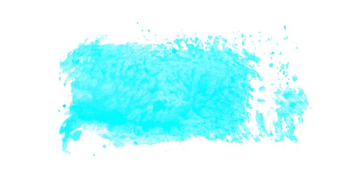 Hintergrund Banner in hellblau gemalt mit einem Pinsel