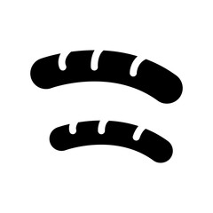 Sausage icon vector illustration graphic design