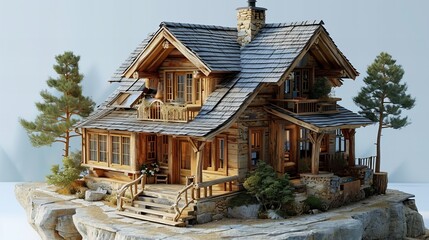 ancient houses made of wood