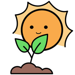 sun seedlings icon