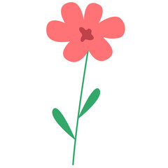 flower plant element icon