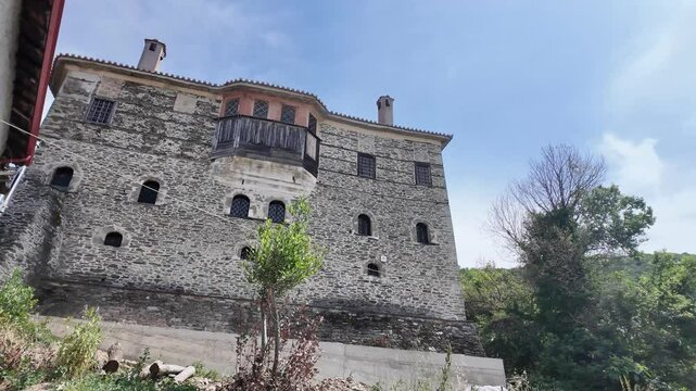 The historical Village of Ampelakia, Larissa, Thessaly, Greece