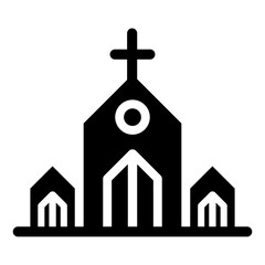 Church icon vector illustration graphic design