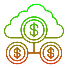 Cloud Money Icon