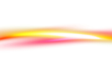 Transparent neon light leaks lens flare overlay effect. Glowing neon lights with light leaks overlay. Neon light beams, transparent background