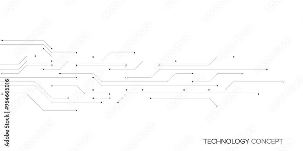 Poster circuit board texture with communication technology concept