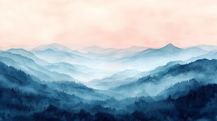 Soft Pastel Abstract Watercolor Background