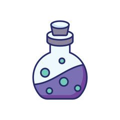 Potion Bottle icon vector stock illustration