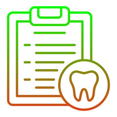 Dental Record Icon