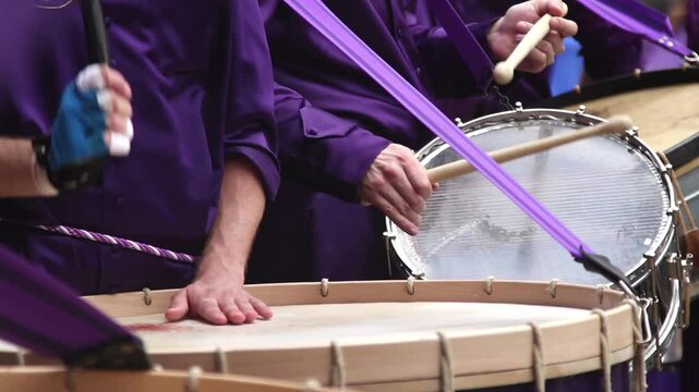 easter drummers in calanda spain
