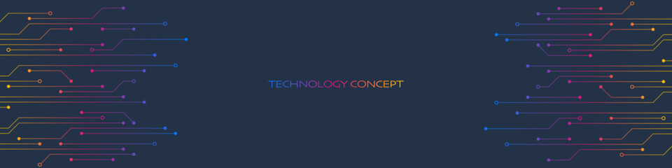 Circuit board texture with communication technology concept