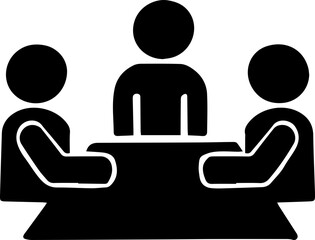 Community people network connecting icon