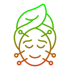 Obraz premium Acupuncture Icon