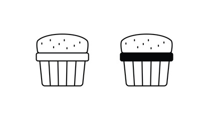 Souffle icon design with white background stock illustration