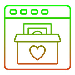 Online Donation Icon