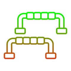 Push Up Bars Icon