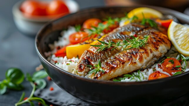 Kuwaiti Mutabbaq Samak: A fish and rice dish known as Mutabbaq Samak, cooked with spices and served with a tangy sauce.