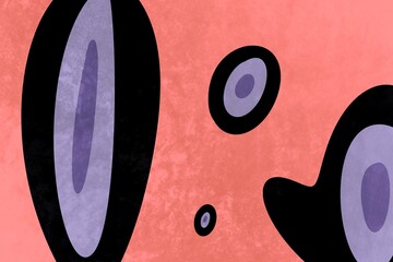 Abstract pink and black geometric shapes background