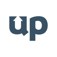 Abstract up logo business logo design template with arrow symbol.