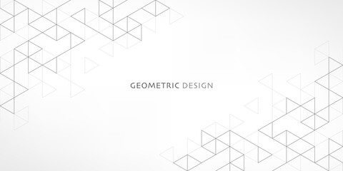 Abstract vector background with a geometric pattern of triangle shapes. Graphic design element 