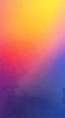 Fototapeta premium Grainy gradient background with a yellow to blue color transition.