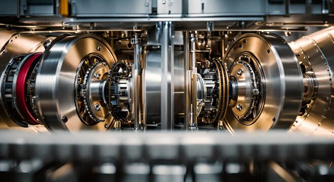 Modern particle accelerator.