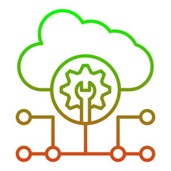 Cloud computing Icon