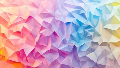 Naklejka premium Pastel Abstract Art with Soft Geometric Shapes Subtle Gradient Colors